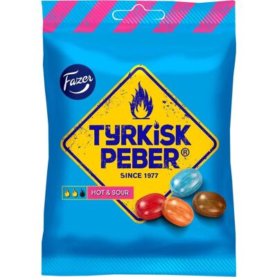 Fazer - Tyrkisk Peber Tulinen ja hapan - Salmiakki - Candy Fazer - Tyrkisk Peber Tulinen ja hapan - Salmiakki - Candy