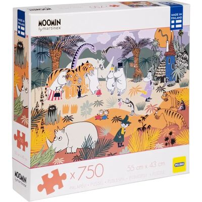Peliko Moomin Puzzle - Scène de jungle - Puzzle - Publicité Peliko Moomin Puzzle - Scène de jungle - Puzzle - Publicité