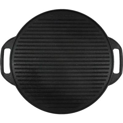 Muurikka 6416571000556 Støpejern Grillpanne - 42cm - Steke- og Grillpanne Muurikka 6416571000556 Støpejern Grillpanne - 42cm - Steke- og Grillpanne