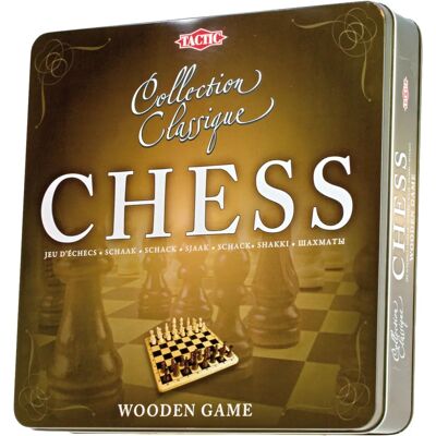 Jeu d'échecs Classique Tactic - Bois pour Deux - Publicité Jeu d'échecs Classique Tactic - Bois pour Deux - Publicité