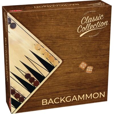 Tactic Collectie Klassiek Backgammon - Hout Tactic Collectie Klassiek Backgammon - Hout