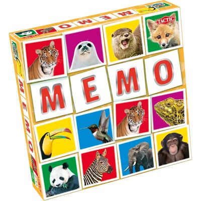 Tactic Wildlife Memo - Kaartspel - Memory - 72 Kaarten - 2-10 jaar Tactic Wildlife Memo - Kaartspel - Memory - 72 Kaarten - 2-10 jaar