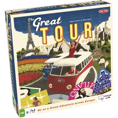 Tactic Great Tour Bordspel - Reisavontuur Tactic Great Tour Bordspel - Reisavontuur
