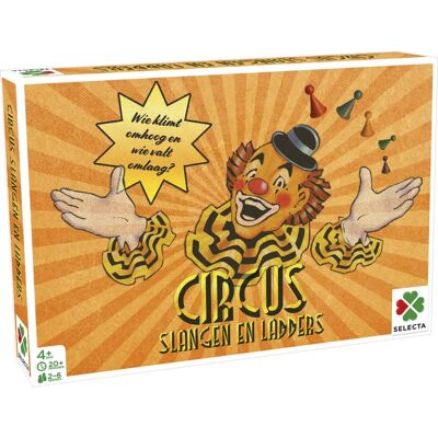 Selecta 56416 Circus & Schlangen und Leitern Brettspiel - Familien Spaß Selecta 56416 Circus & Schlangen und Leitern Brettspiel - Familien Spaß