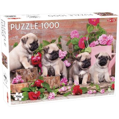 Tactic Welpen Mops 1000 Stück - Puzzle für Tiere Tactic Welpen Mops 1000 Stück - Puzzle für Tiere