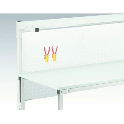 Treston RL180 Arbeitstischteil - perforiertes Stahl, oberer Regal - Arbeitssystem-Zubehör Treston RL180 Arbeitstischteil - perforiertes Stahl, oberer Regal - Arbeitssystem-Zubehör