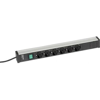 Treston Steckerleiste - 468mm, 6 Steckdosen, Schalter Treston Steckerleiste - 468mm, 6 Steckdosen, Schalter