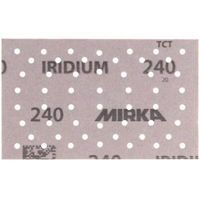 Mirka Iridium Schleifpapier 81x133mm G240 Mirka Iridium Schleifpapier 81x133mm G240