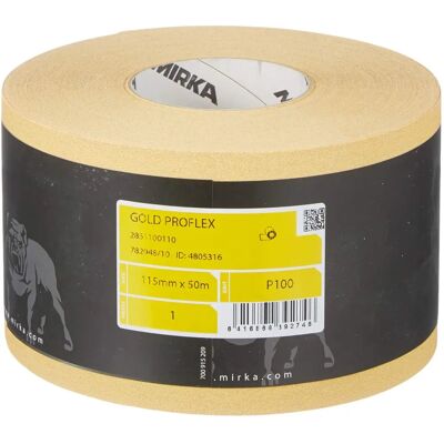 Papel de lija MIRKA Gold Flex 115x50mm - Abrasivo, Flexible, Óxido de aluminio Papel de lija MIRKA Gold Flex 115x50mm - Abrasivo, Flexible, Óxido de aluminio