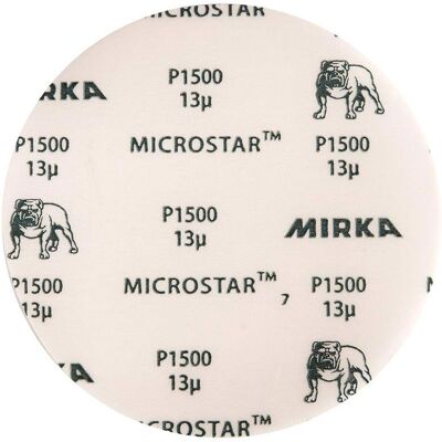 Abrasif Mirka MICROSTAR - 150mm Grain 800 - 50 unités Abrasif Mirka MICROSTAR - 150mm Grain 800 - 50 unités