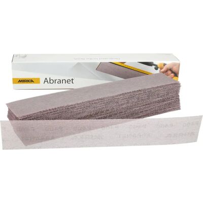 Mirka Abranet 70x420mm P400 Abrasive Sheets - Dust-Free Finish Mirka Abranet 70x420mm P400 Abrasive Sheets - Dust-Free Finish