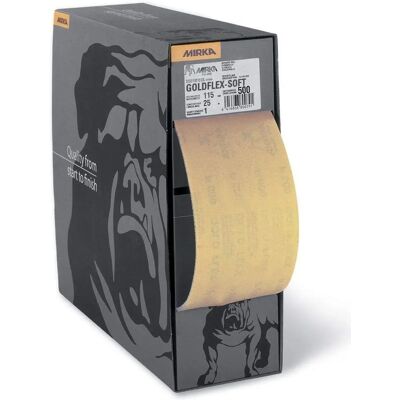 Mirka Goldflex Soft P180 - Rol schuurpapier Mirka Goldflex Soft P180 - Rol schuurpapier