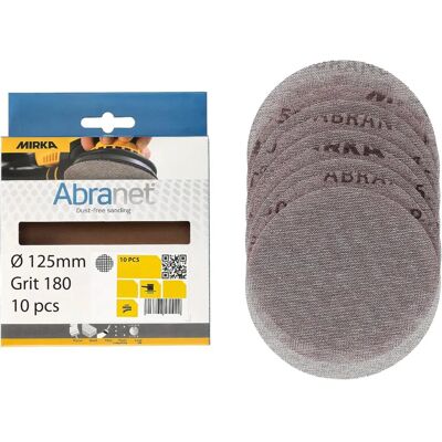 MIRKA Abranet P180 Disc - Abrasive for Wood, Paint, Plastic MIRKA Abranet P180 Disc - Abrasive for Wood, Paint, Plastic