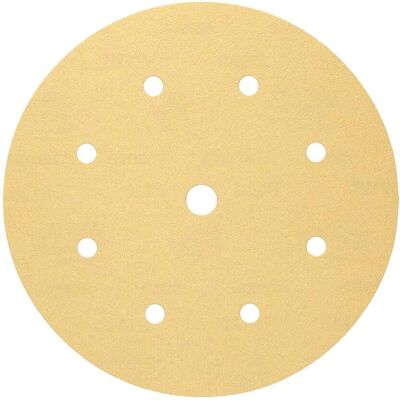 Mirka Gold 200mm Abrasive Discs P180 9 Holes - Abrasive Discs Mirka Gold 200mm Abrasive Discs P180 9 Holes - Abrasive Discs
