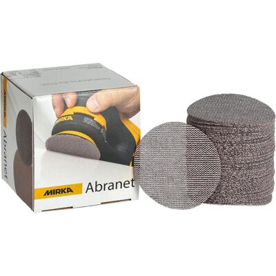 Disques Abranet Mirka - P320, Ø 77mm, 50 pcs Disques Abranet Mirka - P320, Ø 77mm, 50 pcs