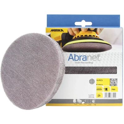 Mirka Abranet 150mm P80 - Schleifmittel - 10 Stück Mirka Abranet 150mm P80 - Schleifmittel - 10 Stück