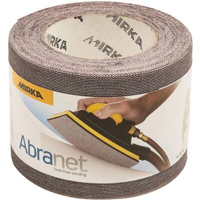 MIRKA Abranet Rotolo Abrasivo a Rete 93mm x 10m - Strumento di levigatura MIRKA Abranet Rotolo Abrasivo a Rete 93mm x 10m - Strumento di levigatura