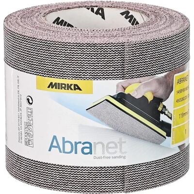 Mirka Abranet Schleifband - Leicht, Staubfrei - 115mm x 10m Mirka Abranet Schleifband - Leicht, Staubfrei - 115mm x 10m