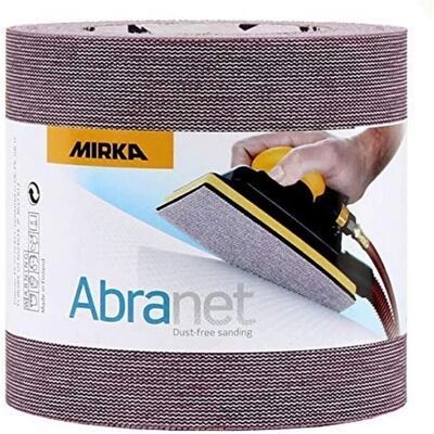 MIRKA Abranet 115mm Rouleau 10m - Ponçage sans poussière - Rouleau abrasif MIRKA Abranet 115mm Rouleau 10m - Ponçage sans poussière - Rouleau abrasif