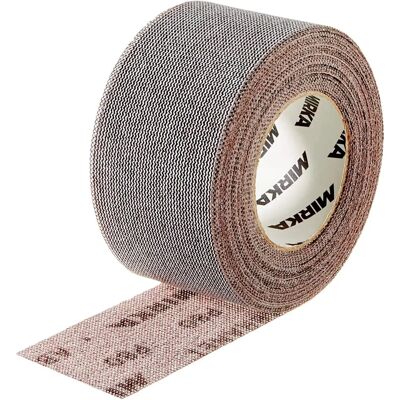 MIRKA - Rotolo abrasivo Abranet 75mm x 10m P150 - Per legno, vernice, plastica MIRKA - Rotolo abrasivo Abranet 75mm x 10m P150 - Per legno, vernice, plastica