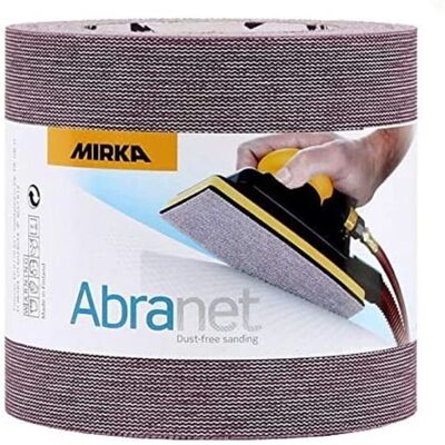 Mirka Abranet 115mm x 10m Rouleau Abrasif Mirka Abranet 115mm x 10m Rouleau Abrasif