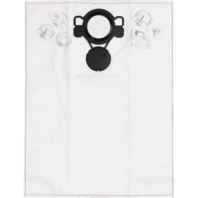 Mirka White Vacuum Bags - 1025 L - Pack of 5 Mirka White Vacuum Bags - 1025 L - Pack of 5