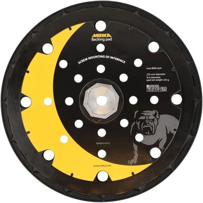 Piastra di Levigatura Mirka Leros 225 mm - 8 Viti - Uso Professionale Piastra di Levigatura Mirka Leros 225 mm - 8 Viti - Uso Professionale