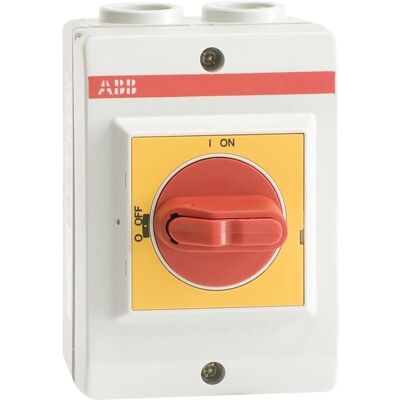 ABB OTP16BA3M Serie OT Trennschalter - IP65 16A Rot-Gelb ABB OTP16BA3M Serie OT Trennschalter - IP65 16A Rot-Gelb