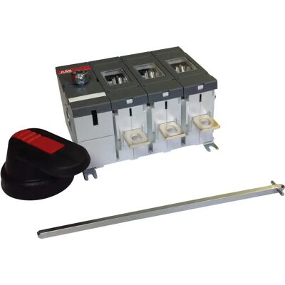 ABB OT200E03P 3-polsmekanisk afbryder - 200A, 1000V, sort ABB OT200E03P 3-polsmekanisk afbryder - 200A, 1000V, sort