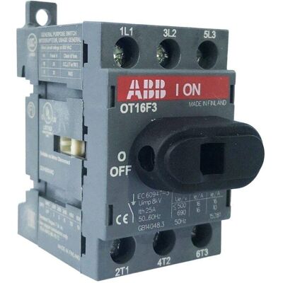 ABB 3-poliger Trennschalter 16A - Unterbrecher ABB 3-poliger Trennschalter 16A - Unterbrecher
