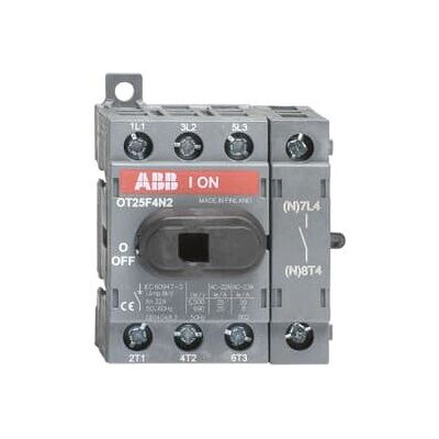 ABB OT25F4N2 Rotary switch - 4-pol, 25A, Grafit ABB OT25F4N2 Rotary switch - 4-pol, 25A, Grafit