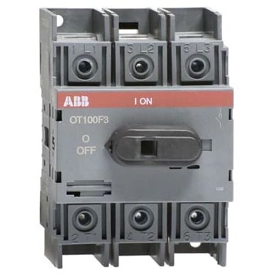 ABB OT100F3 Schutzschalter - 3-Polig, Grau ABB OT100F3 Schutzschalter - 3-Polig, Grau