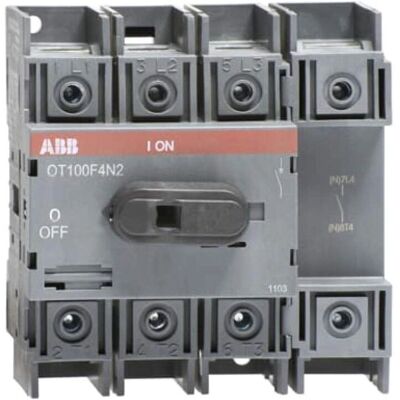 ABB Zasilanie i wyłącznik 4P 100A - Wyłącznik ABB Zasilanie i wyłącznik 4P 100A - Wyłącznik