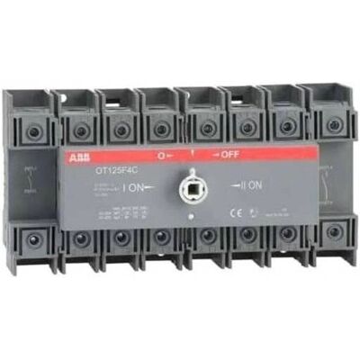ABB OT125F4C Afbryder - 125A, 4-pol, IP20 ABB OT125F4C Afbryder - 125A, 4-pol, IP20