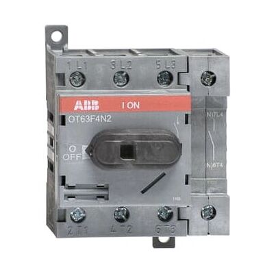 ABB OT63F4N2 4P Szary Wyłącznik - Główny Wyłącznik ABB OT63F4N2 4P Szary Wyłącznik - Główny Wyłącznik