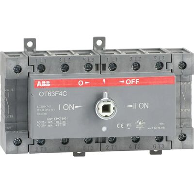 ABB OT63F4C Disjoncteur - 4P, 750V, 63A ABB OT63F4C Disjoncteur - 4P, 750V, 63A