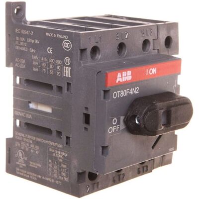 ABB Interruptor 4P 80A IP20 - Interruptor ABB Interruptor 4P 80A IP20 - Interruptor