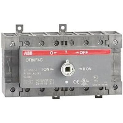 ABB OT80F4C Disjoncteur-Sectionneur - 80A, 4 Pôles, Économie d'Espace - Publicité ABB OT80F4C Disjoncteur-Sectionneur - 80A, 4 Pôles, Économie d'Espace - Publicité