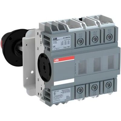 ABB OT160GT03P - 3-pol. Schalter - Schwarz - Notlicht ABB OT160GT03P - 3-pol. Schalter - Schwarz - Notlicht