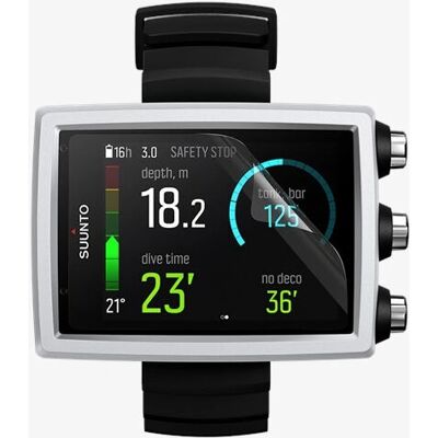 Protecteur d'écran transparent pour plongée et snorkeling Suunto SS022769000 Protecteur d'écran transparent pour plongée et snorkeling Suunto SS022769000