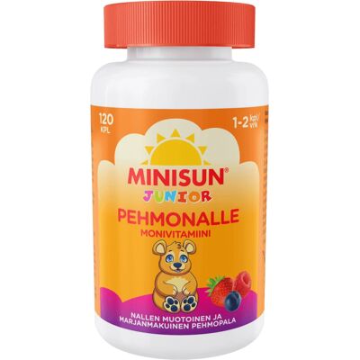 Minisun Junior Monivitamiini lapselle - Marjaisa muoto Minisun Junior Monivitamiini lapselle - Marjaisa muoto