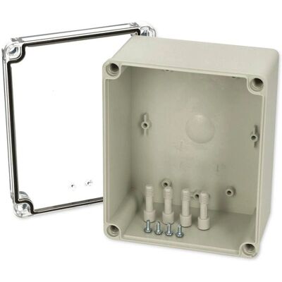 Fibox 8724015 Light Grey Polycarbonate Enclosure - Switchgear Fibox 8724015 Light Grey Polycarbonate Enclosure - Switchgear