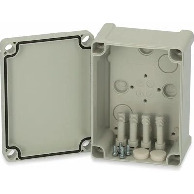 Fibox TA 131007 Wall Mount Enclosure - Impact Resistant, IP65 Fibox TA 131007 Wall Mount Enclosure - Impact Resistant, IP65