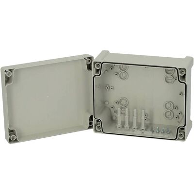 Fibox 5824001 Polycarbonate Enclosure - 20x16x10cm, Gray Fibox 5824001 Polycarbonate Enclosure - 20x16x10cm, Gray