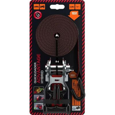 Quickloader QLA1200MDH 1200 kg 25 mm x 5,5 m Curea de ancorare Quickloader QLA1200MDH 1200 kg 25 mm x 5,5 m Curea de ancorare