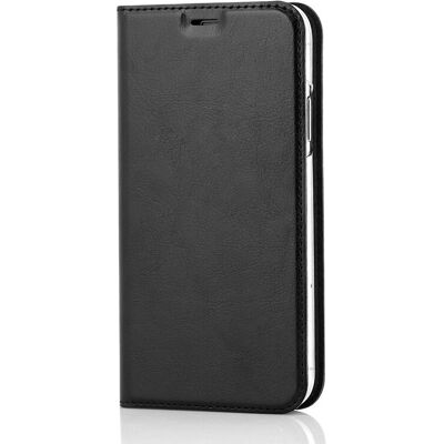 Wave iPhone XR Schwarzes Magnet-Lederhülle - Handyhülle Wave iPhone XR Schwarzes Magnet-Lederhülle - Handyhülle