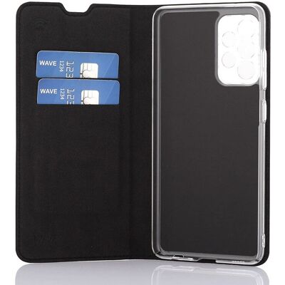 Wave Samsung Galaxy A52 BookCase - Schwarz Wave Samsung Galaxy A52 BookCase - Schwarz