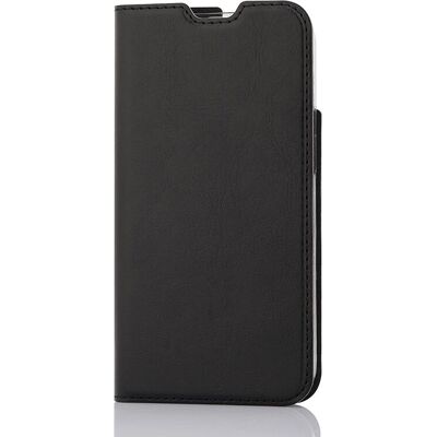 Wave iPhone 13 mini Musta Nahkainen Folio - Puhelimen suojakotelo Wave iPhone 13 mini Musta Nahkainen Folio - Puhelimen suojakotelo