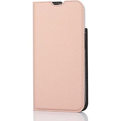 Wave Rose Gold iPhone 13 BookCase mit RFID-Kartenfächern Wave Rose Gold iPhone 13 BookCase mit RFID-Kartenfächern