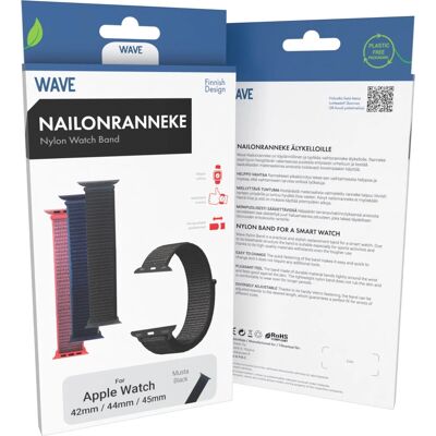 Bracelet en nylon Wave - Compatible avec Apple Watch 42mm-45mm Bracelet en nylon Wave - Compatible avec Apple Watch 42mm-45mm